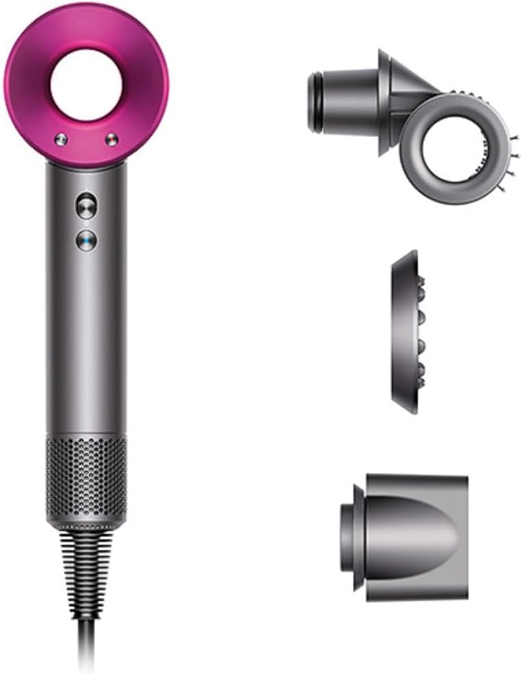 【理美容家電】dyson / ダイソン Dyson Supersonic Shineヘアドライヤー HD15 ULF IIF [アイアン/フューシャ]