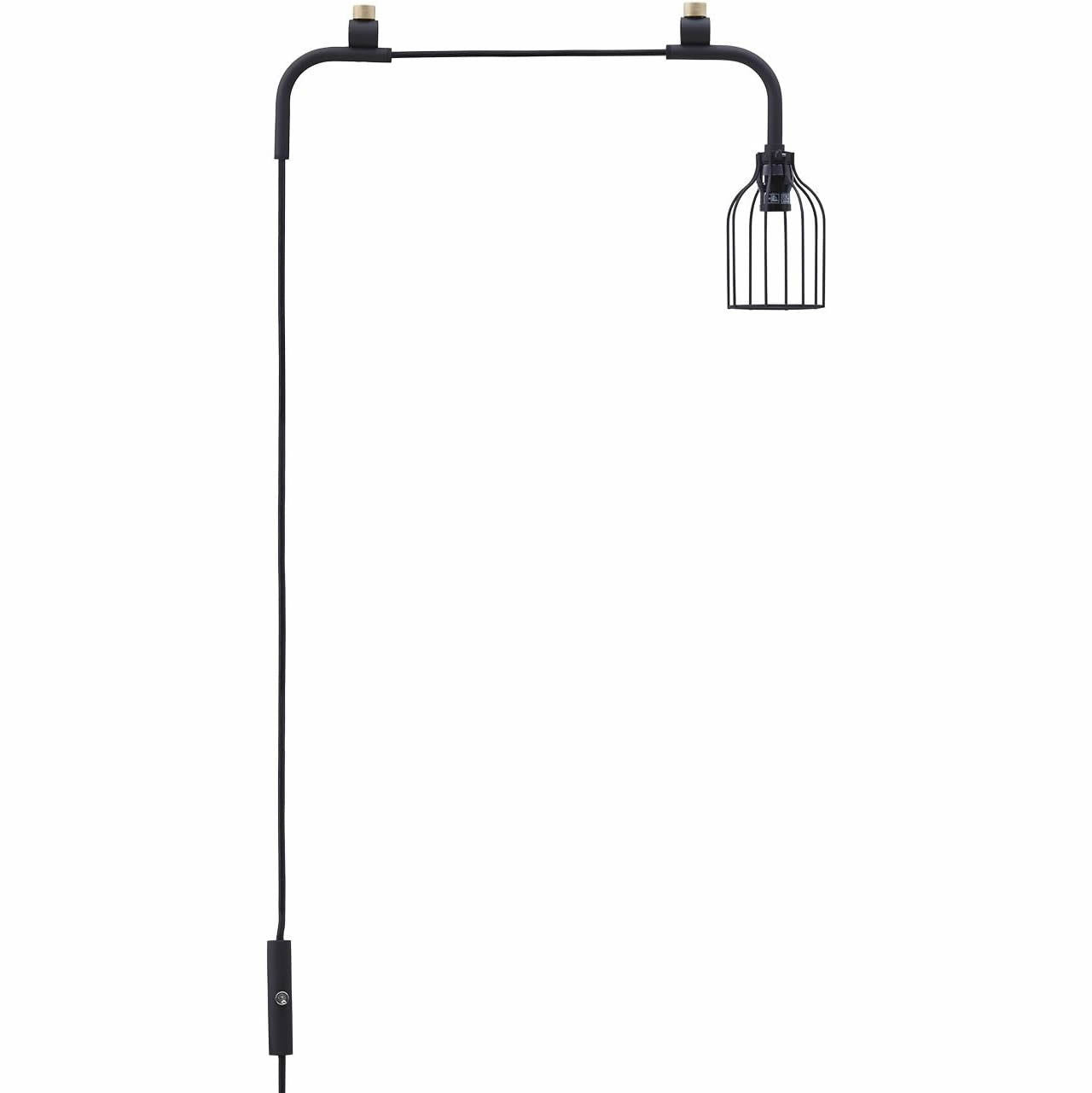 照明器具・天井照明 DRAW A LINE 007 Lamp ランプA ブラック 幅28cmx奥行き9.7cmx高さ32cm 横専用パーツ 001対応 D-LA-BK