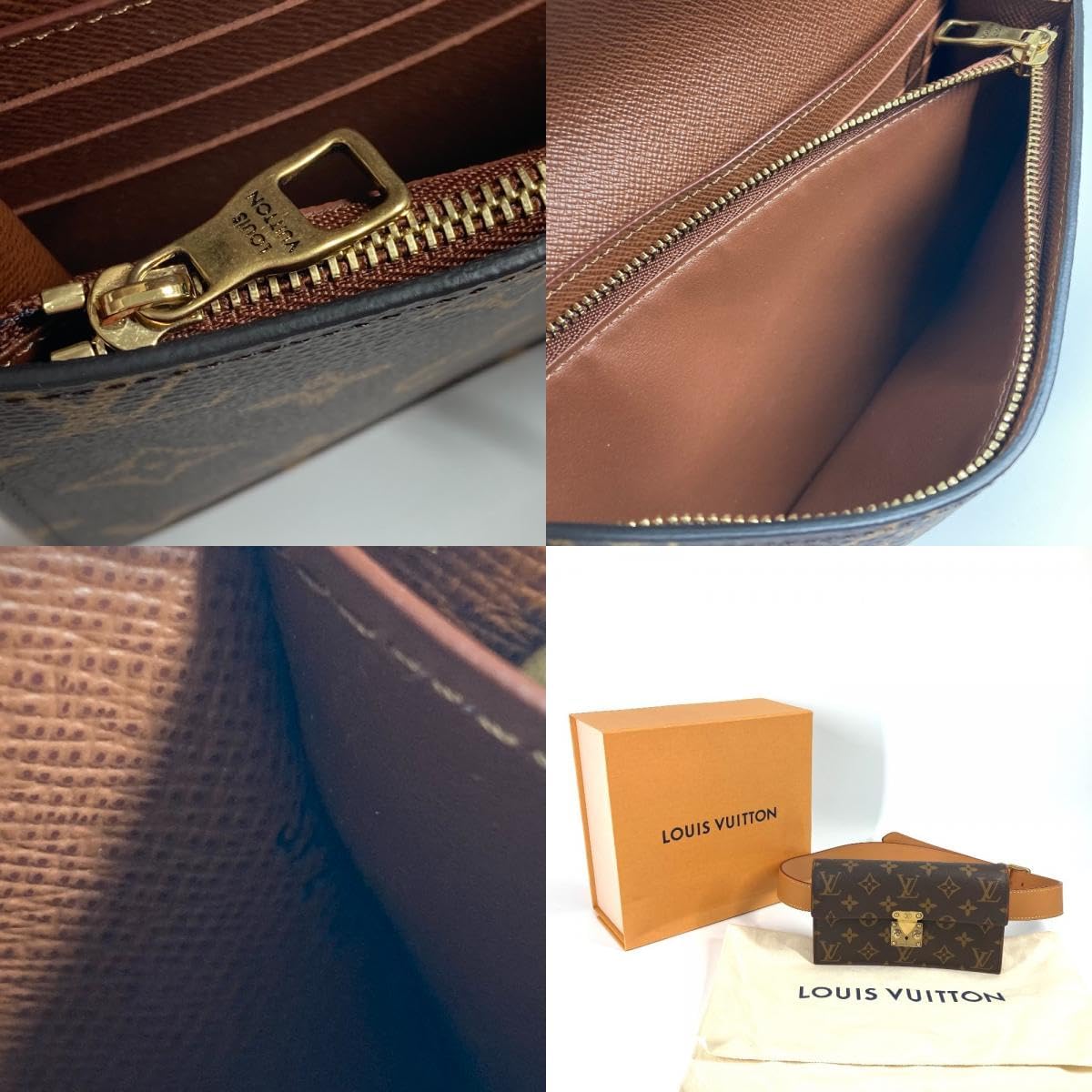 【ブランド】ルイヴィトン LOUIS VUITTON ボディバッグ ウエストポーチ レディース M44667 SロックベルトポーチPM 85CM モノグラムA1